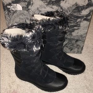 North Face Women’s Nuptse Purna Black Boots NWT